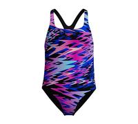 Speedo Hyperboom Print Medalist Swimsuit Blau 16 Years Mädchen