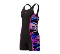 Speedo Schwimm-Legsuit Hyperboom Splice Muscleback für Mädchen Schwarz Größe 10