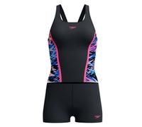 Speedo Hyperboom Splice Tankini Set Damen Tankini, schwarz 44