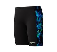 Speedo Jammer Badehose für Jungen, bedruckt, Anthrazit/Hellklee, Anthrazit/Blasses Kleeblatt, 11-12 Jahre