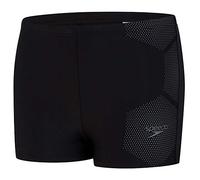 Speedo Jungen Aquashort Tech Placement, Schwarz/Ardesia, 34 (DE 178), 812410