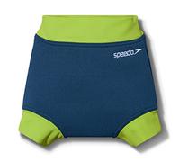 Speedo Jungen Baby & Kleinkind Essential Windelhose zum Schwimmen lernen | Weiche Haptik | Neopren Windelhose, Harmony Blue/Green Lizard, 12-18M