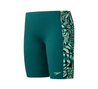 Speedo Jungen Badehose mit digitalem Panel, Grün