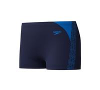 Speedo Jungen Hyperboom Splice Aquashort Badehose | Chlorbeständig | Schnelltrocknend | Stretchmaterial | Printdetail Lagoon Blue/Celeste 5-6