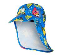 Speedo Jungen Learn To Swim Sun Protection Hat Schutzhut, Blau/Gelb, L