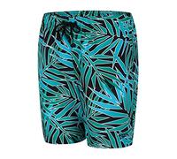 Speedo Junglerain 15 Zoll WS Badehose für Kinder XS schwarz, venomaquamint