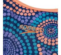 Speedo Kinder Badeanzug Printed Twinstrap Ammonite-Soft Coral-Miami lila 116