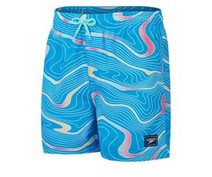 SPEEDO Kinder Badebermuda DIGI PRT 13" WSHT JM BLUE/ORANGE (800318916525) XL Pool, Arctic Glass, Pumpkin Spice, Summer yellow, Fandango Pink