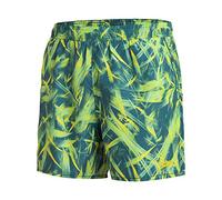Speedo Leisure 16" mit Print Herren Watershort, Swell Green/Juniper Green/Empire Yellow, L