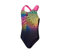 Speedo - Kid's Digital Placement Splashback Creora - Badeanzug, Gr. 140 9-10 Years, bunt (Black/Pink)