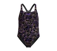 Speedo Hyperboom Allover Swimsuit Schwarz 15-16 Years Mädchen