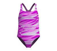 Speedo Mädchen Hyperboom Allover Medalist Badeanzug | Schnell trocknend | Fitness | Chlorbeständig Badeanzug, Diva, 15-16