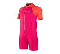 Speedo Mädchen Schwimmen lernen Neoprenanzug | Schwimmunterricht | Weiche Haptik | Neopren Schwimmbekleidung, Cherry Pink/Coral, 3YRS