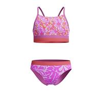 Speedo Mädchen Zweiteiliger Badeanzug, Neon-Violett, gewelltes Gänseblümchen, 5