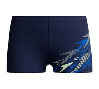 Speedo Badehose Kinder Medley Logo Aquashort – 80% Nylon/20% Elasthan – 164 NVY/BLU