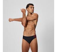 SPEEDO Medley Logo Brief 7cm Herren | BLK/RED |