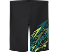 Speedo Medley Logo Jammer Badehosen mit Lange Beine Kinder 110 - 116 Schwarz