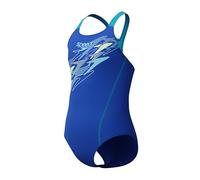 Speedo Medley Logo Medalist Swimsuit Blau 7-8 Years Mädchen