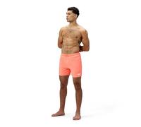 Speedo Men's 16" Watershort Swiming Trunks| Quick Dry | Comfortable Fit | Clasic Style | Drawstring Waist, Sumer Orange, M