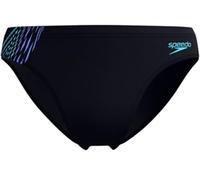 Speedo Mens 7cm Tech Panel Brief Black/Cobalt Pop - 7