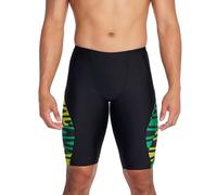 Speedo Men's Disco Boom Splice Swim Jammer (US, Numeric, 32, Regular, Regular, Standard, Green)
