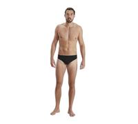 Speedo Men's Eco Endurance+ 7cm Swimming Briefs| Chlorine Resistant | Recycled Fabric | Swim Fitness | Training, Black, 36