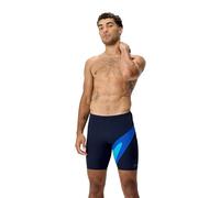 Speedo Men's Hyperboom Swim Jammer, Navy Blue, 28