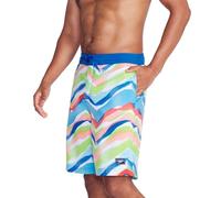 Speedo Men's Standard Swim Trunk Knee Length Boardshort Bondi, 20" Stencil Stripe