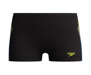 Speedo Panel Aquashort Jungen Badehose, schwarz 128