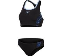 Speedo PLACEMENT 2 PIECE Bikini für Damen, schwarz, größe 42