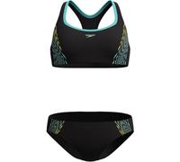 Speedo Placement Endurance+ Bikini Schwarz UK 32 Damen