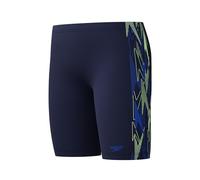 Speedo Placement Jammer Badehose für Jungen, Peacoat/Deep Sapphire, Peacoat/Deep Sapphire, 13-14 Jahre