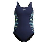 Speedo Placement Muscleback Damen Schwimmanzug, blau 128