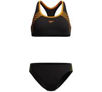 Speedo Placement Racerback Two Piece Damen Bustier, schwarz 46
