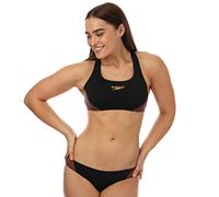 speedo Placement Thinstrap Bikini Damen schwarz