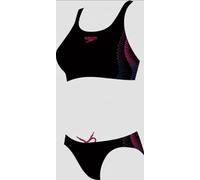 Speedo Plmt 2Pc Af Badeanzug Black/Purple 42