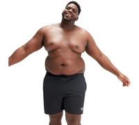 Speedo Plus Size Essential 16" Herren Badehose, schwarz 4XL