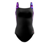 Speedo Print Luna Lustre Damen Badeanzug, schwarz 46