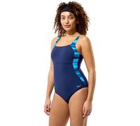 Print Luna Lustre Damen Badeanzug, blau, Gr. 46