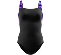 Speedo Print Luna Lustre Damen Badeanzug, schwarz 40