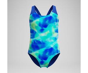SPEEDO Print Splashback One Piece Kinder | BLU/LTGRN | 164