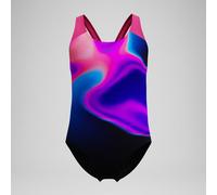 SPEEDO Print Splashback One Piece Kinder | DKPNK/BLK | 128