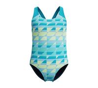 Speedo Print Splashback Swimsuit Blau 9-10 Years Mädchen