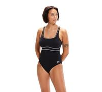 Badeanzug SPEEDO Gr. 38, N-Gr, schwarz (black, blue) Damen Badeanzüge Ocean Blue (26376425-38)