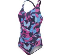 SPEEDO Damen Schwimmanzug SPDSCU VNCK PRNT 1PC AF BLUE/PINK Pure Blue/Wineberry/Curious Blue 42