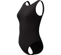 Speedo - Solid High Neck Badeanzug Damen anthrazit