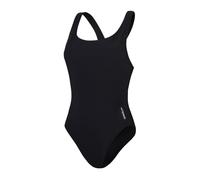 Speedo Solid Scoop Mesh 1 Pc Badeanzug für Damen, Schwarz, 38