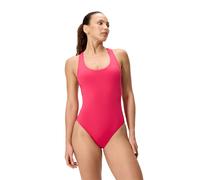 SPEEDO Solid Scoop Neck Damen Badeanzug Rubinrot, S