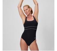 Speedo Shaping Contour Eclipse Damen Badeanzug, schwarz 32