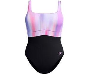 Speedo - SPEEDO Damen Badeanzug Womens Shaping ContourEclipse Printed Swimsuit Neon Violet - Gr. - 44